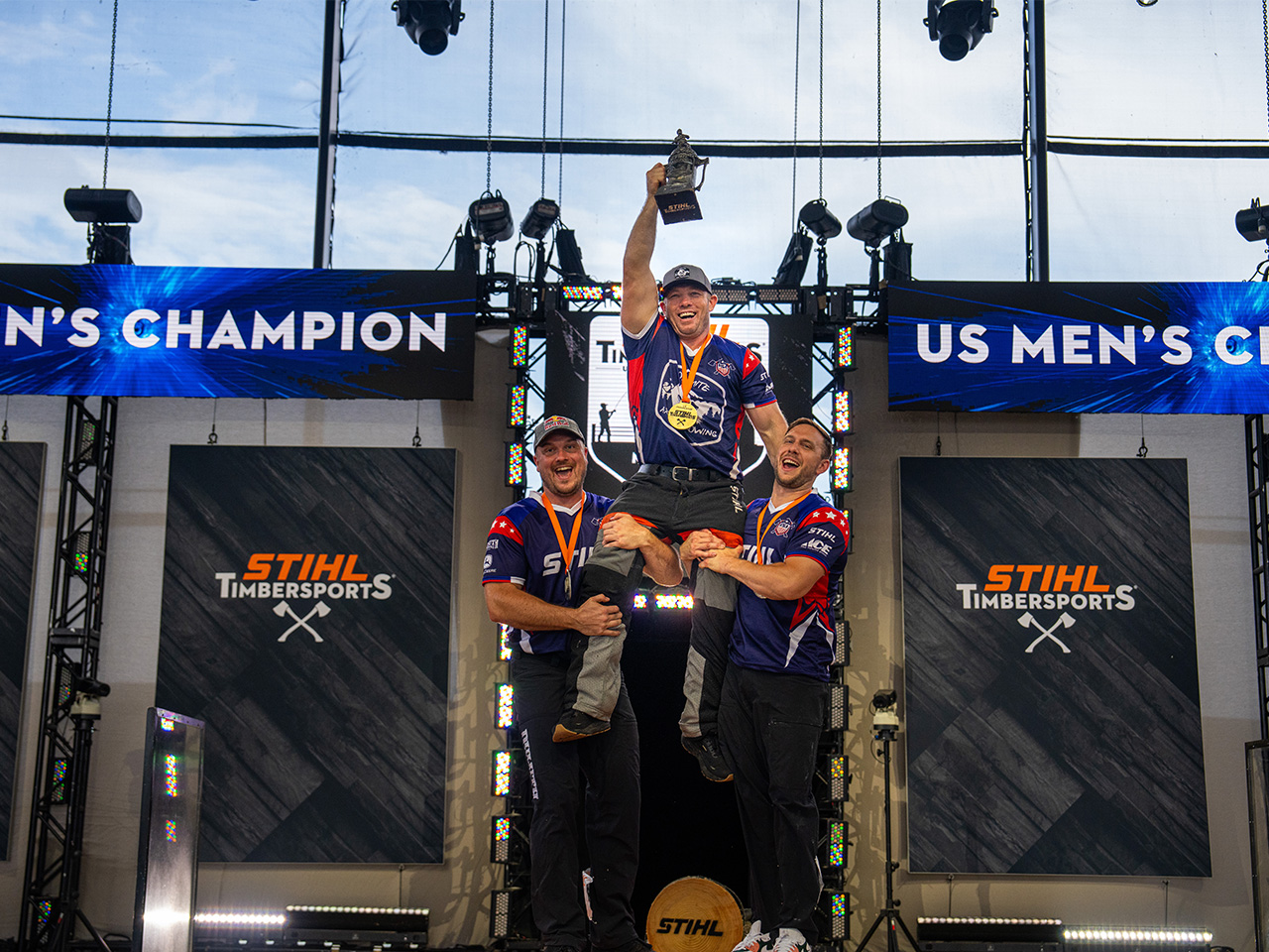 The Podium from the US Pro Championship 2024. 